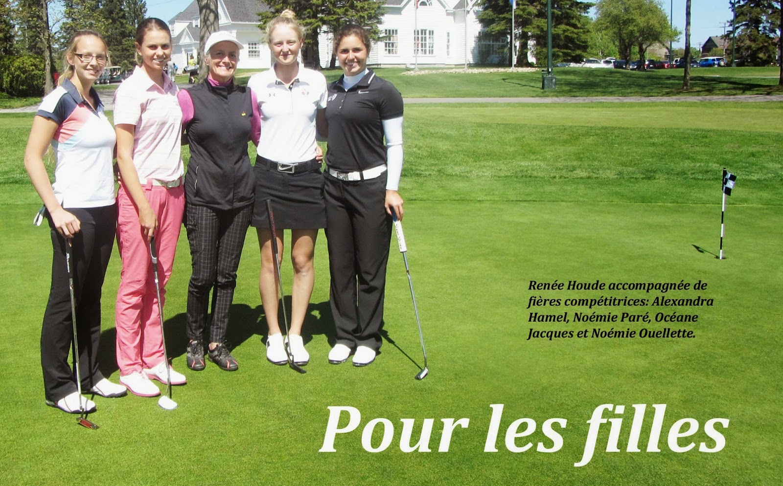 Renée Houde, le golf pour les filles