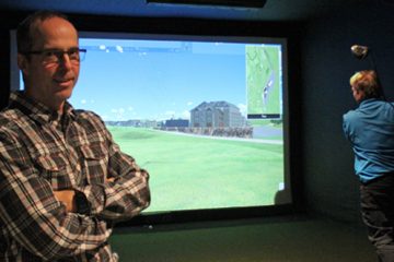 Un simulateur de golf entièrement québécois