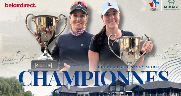 Coupe Debbie Savoy Morel: Emond et Ricard victorieuses