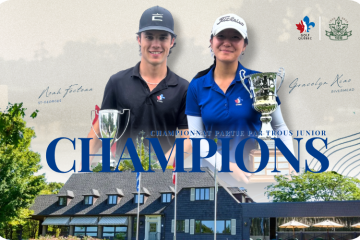 Fecteau et Xiao remporte le championnat par trou et Étienne Brault au US Mid-amateur